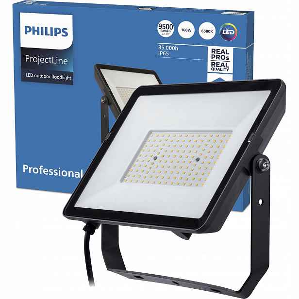 Led reflektorová lampa Halogen 100W 9500lm 6500K IP65 Philips