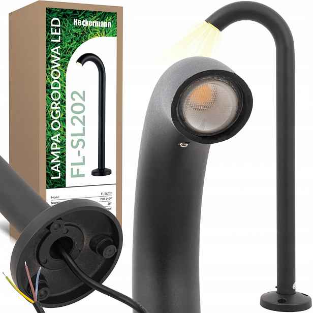 Led Zahradní Lampa Venkovní Stojící Sloupek 50 CM