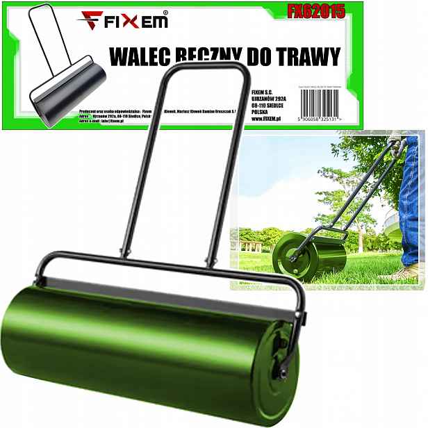 Ruční válec pro Trávy a trávník 90×30 cm – Zahradní válec pro vyrovnávání