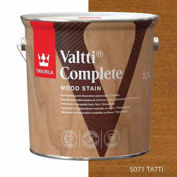 Tikkurila Lakovací Hmota Valtti Complete 2,7 L Barva 5071 Tatti