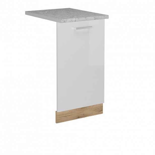 Vicco PŘEDNÍ PANEL R-Line Bílá vysoký lesk 45 cm s pracovní deskou