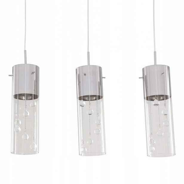 Závěsná lampa Lustr Cordell Chrom 3xGU10 105W Glamour Metal Italux