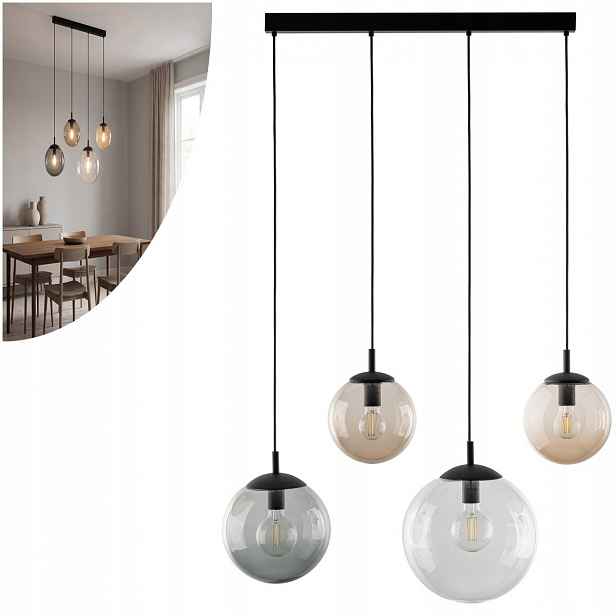 Závěsná lampa Stropní Svítidlo Esme Multicolor 4 zdroje E27 Led regulace Tk Lighting