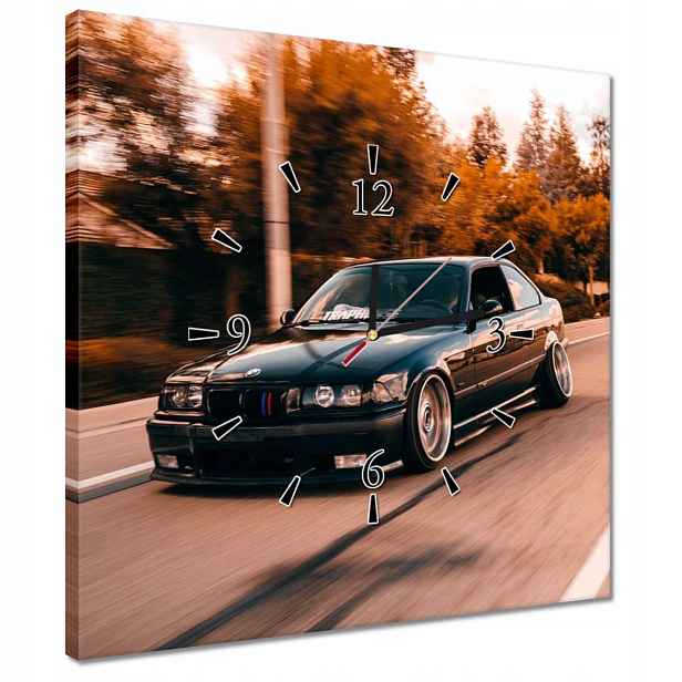 Hodiny 40x40 Bmw Auta Beemki