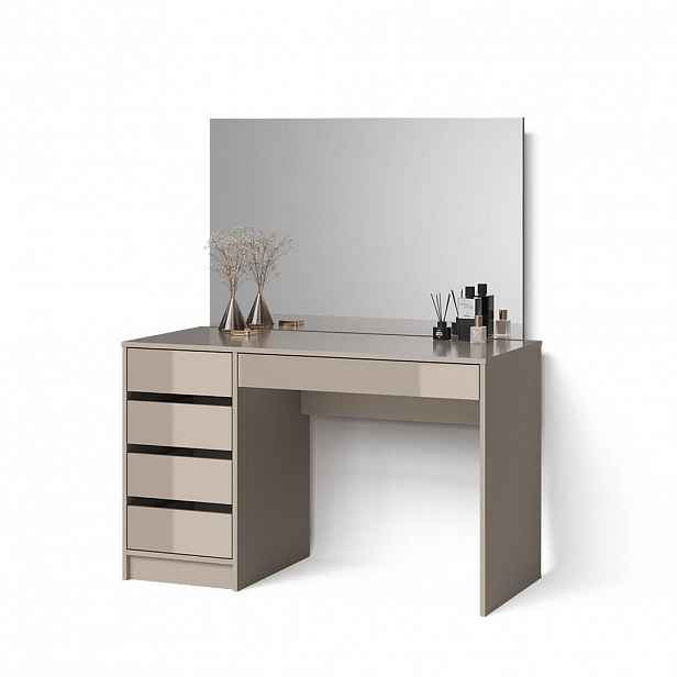 Livinity® TOALETNÍ STOLEK Imola Greige 120 cm se zrcadlem
