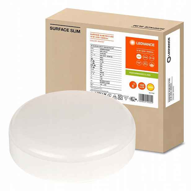 Stropní Svítidlo 19W 2000lm 3000K s snímačem pohybu soumraku 20 cm Surface