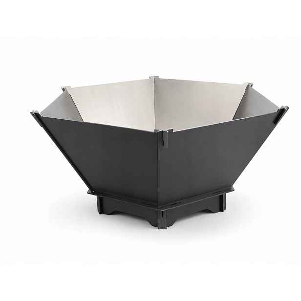 Zahradní ohniště Hexagon 70 cm ocel 3 mm od výrobce Pl skládací