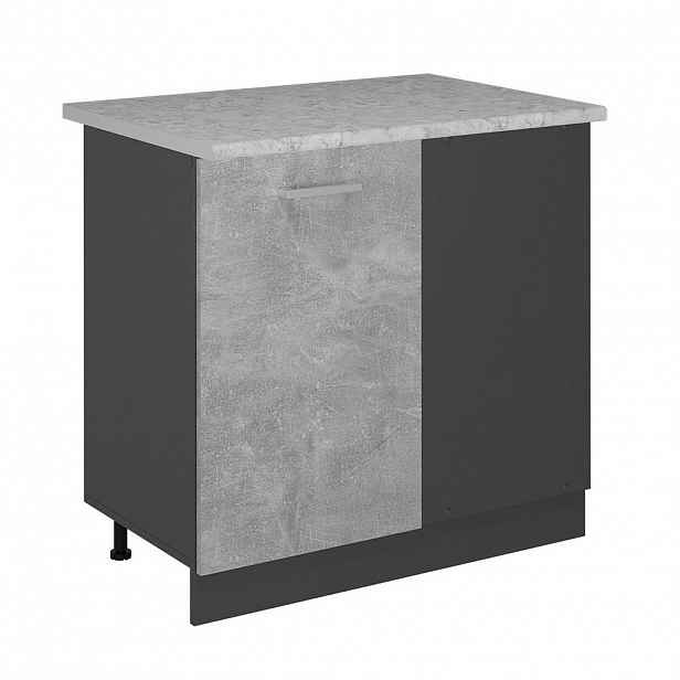 Vicco ROHOVÁ SKŘÍŇKA R-Line Beton 86 cm PD Mramor
