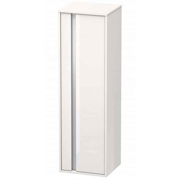 Duravit Ketho - Skříňka vysoká 132x40x36 cm, pravá, lesklá bílá KT1257R2222