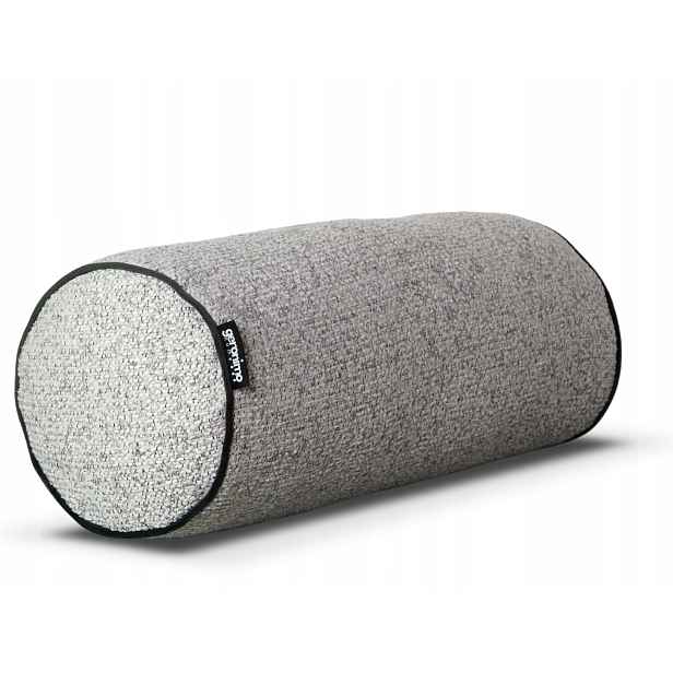 Polštář Váleček Měkký Jumble Roller Silikonová kulička 50x20 cm Šedá
