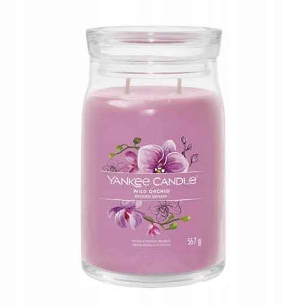 Signature svíčka Yankee Candle Velká Wild Orchid