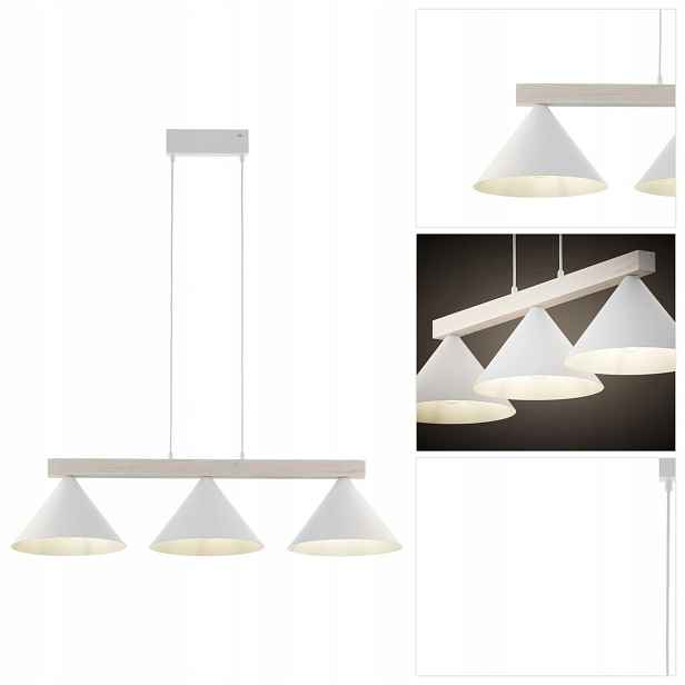 Závěsná lampa béžová Deco do ložnice, nastavitelná, útulná forma Sigma