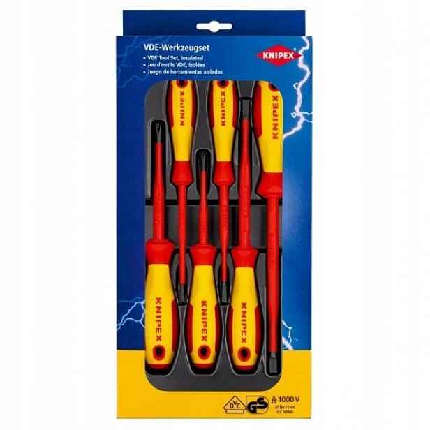 Knipex sada šroubováků Vde 1000V, Pl+ph, 6-dílná, Din En/iec 60900, 002012V