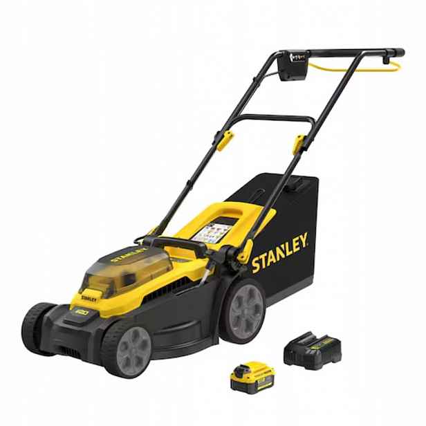 Akumulátorová sekačka 20 V, 34 cm, 18 V, 4,0 Ah, Stanley [SCMWP3401M1-QW]