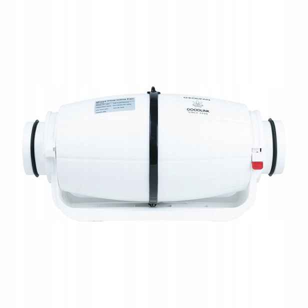Odsávací Kanálový Ventilátor Ø 100 mm 220 m3 Velmi Tichý Mixed Flo
