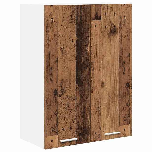 vidaXL Závěsná skříňka Staré dřevo 60 x 31 x 80 cm Kompozitní dřevo