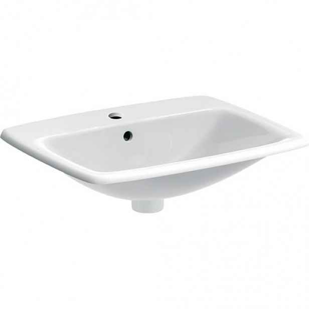 Geberit Selnova zápustné umyvadlo 60x45 cm s otvorem pro baterii 500.307.01.7