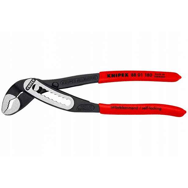 Nastavitelné kleště Knipex Alligator pro trubky 180 mm, fosfátované, černé Najder