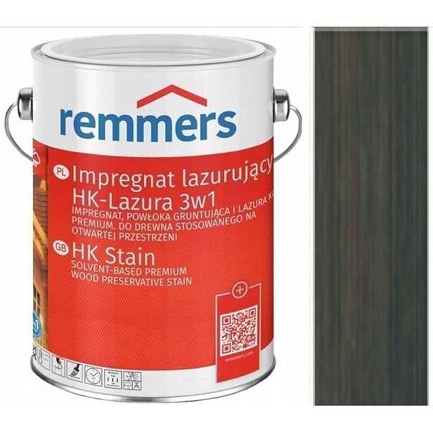Remmers Hk-lasur Lazura 2,5L Impregnace a lazura na dřevo Antracitová 2293
