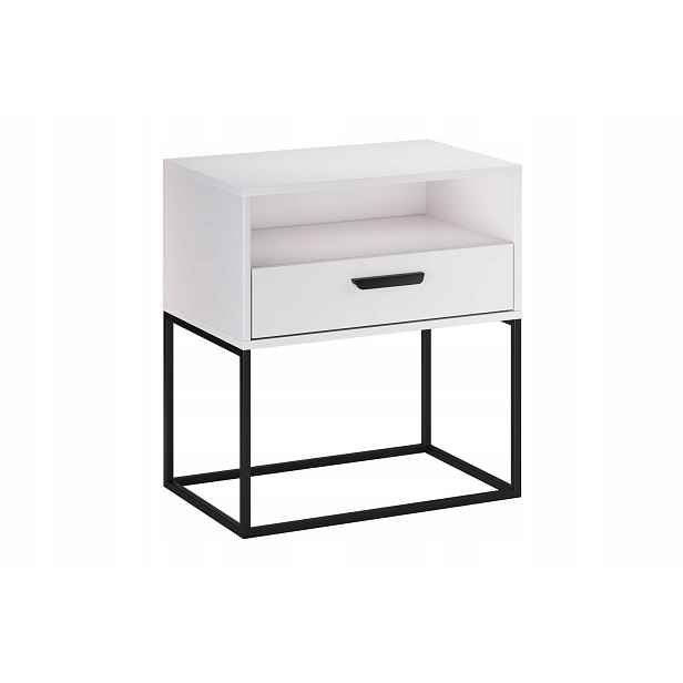 Szafka nocna z szufladą 60 cm Navello White