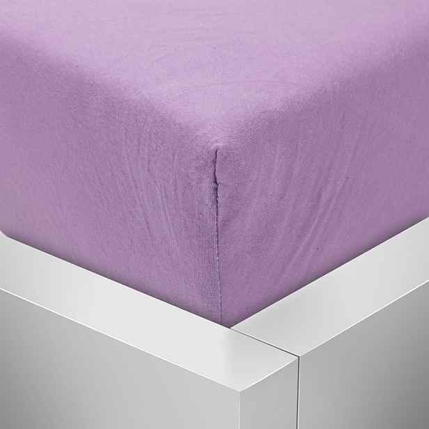 TP Jersey prostěradlo 140x200 Premium - Lila
