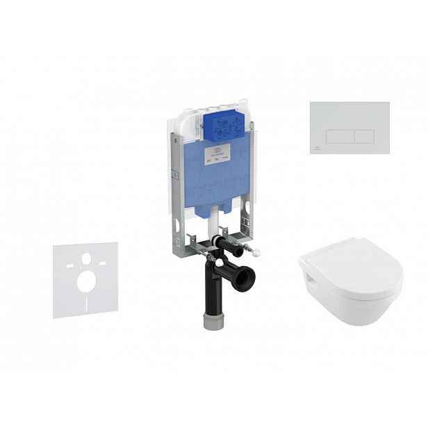 Ideal Standard ProSys - Set předstěnové instalace, klozetu a sedátka Architectura, tlačítka Oleas M2, DirectFlush, SoftClose, CeramicPlus, chrom ProSy