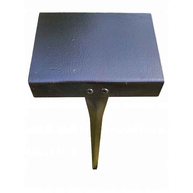 Zásuvná zahradní tabule, 155x105x450 cm, Černá, hliník, sada 10 ks