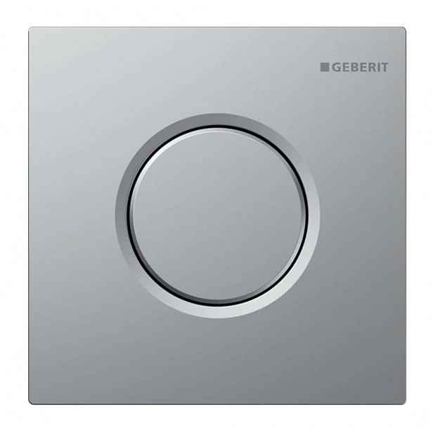 Geberit - Pneumatické ovládání splachování pisoáru typ 01, matný chrom 116.011.JQ.5