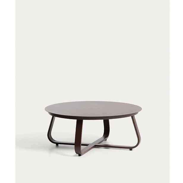 Kovový kulatý zahradní konferenční stolek ø 80 cm Tamaris – Kave Home