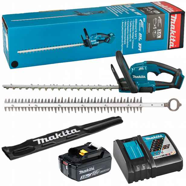 Makita DUH506RF Akumulátorové Nůžky Na Živý Plot 500MM 18V Li-lon 3Ah
