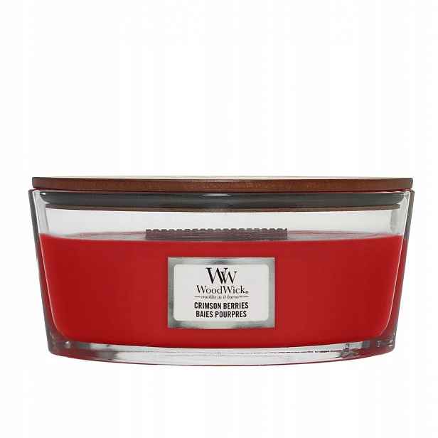 WoodWick Crimson Berries Vonná svíčka Elipsa