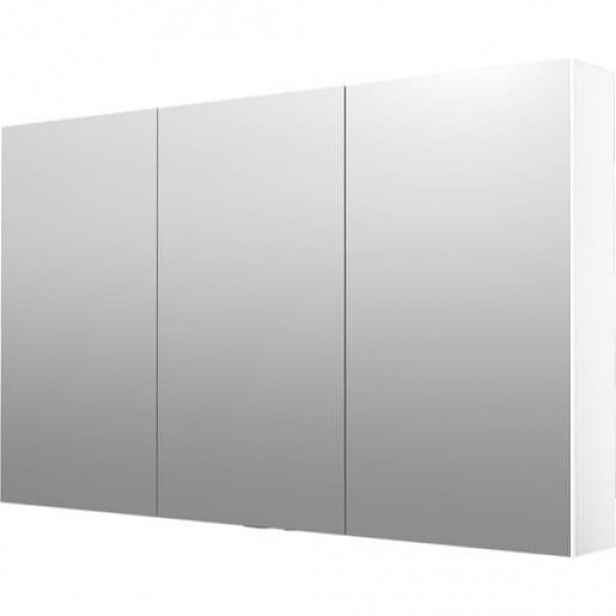 Zrcadlová skříňka Naturel 120x72 cm lamino bílá lesklá GALCA1120BL
