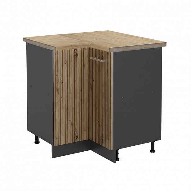 Vicco ROHOVÁ SKŘÍŇKA R-Line Řemeslný dub 75.6 cm , PD Dub