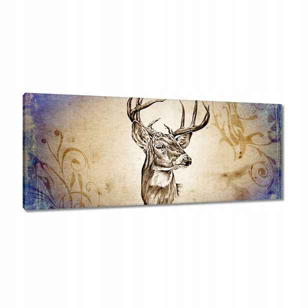Obrazy 100x40 Hlava jelena