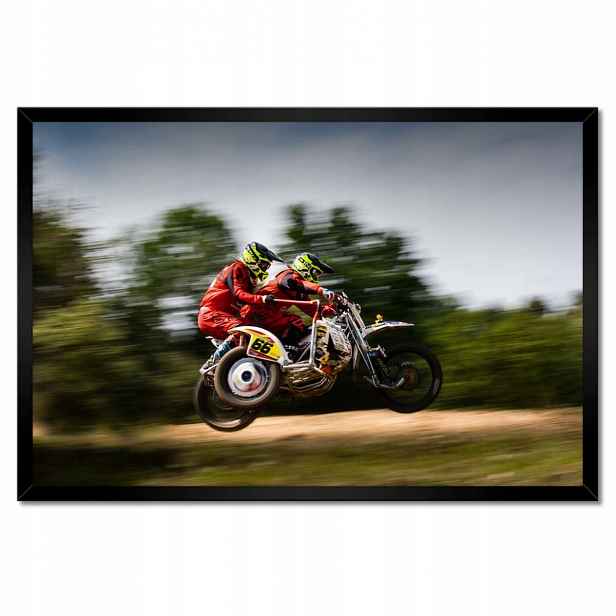 Plakáty v rámu 60x40 Motocykl Motor Sport