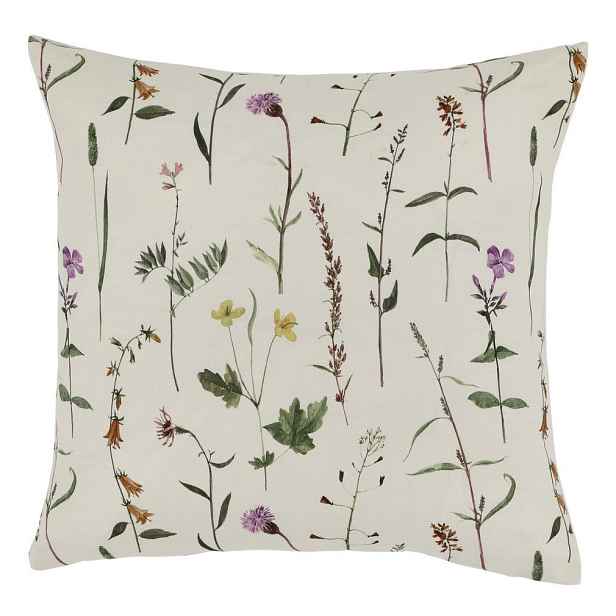 Povlak na polštář s divokými květy Aix Wild Flowers - 45*45 cm Chic Antique