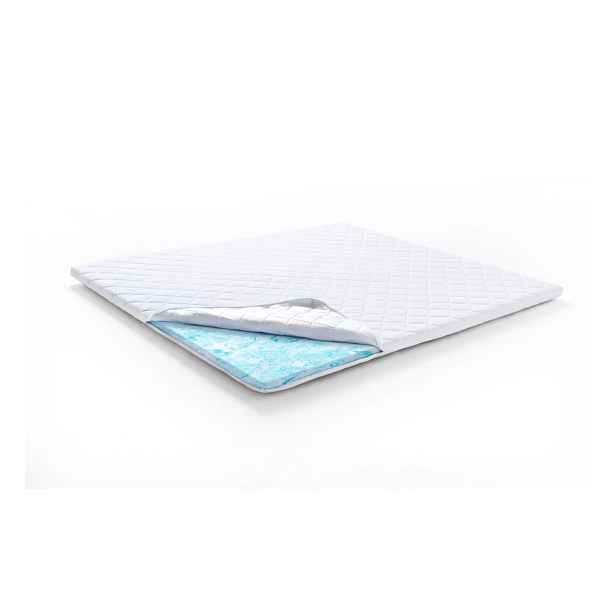 Středně tvrdý pěnový topper s odnímatelným potahem/termoregulační 180x200 cm – Meise Möbel