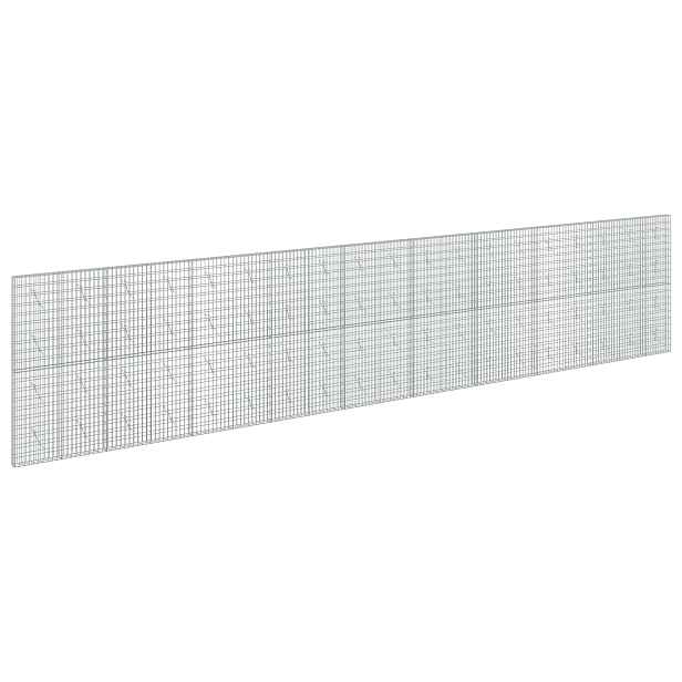 vidaXL Gabion s drátem 5 mm a síťkou 5x10 cm 950x10x200 cm