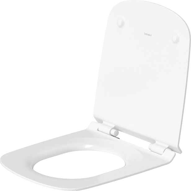 Wc prkénko Duravit DuraStyle bílé s pozvolným sklápěním SoftClose