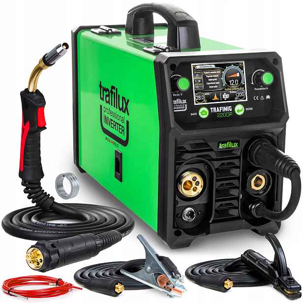 Poloautomatický Svařovací Stroj Trafilux Trafimig 220 Dual Puls Mig Mag Mma Tig 200A