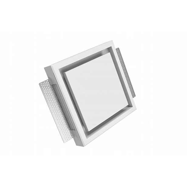 Anemostat Na Malování Sádrový 125 mm Univerzální Čtverec Ergovent Kvadro