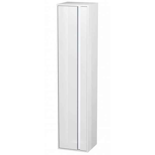 Duravit Ketho - Skříňka vysoká 180x40x36 cm, levá, lesklá bílá KT1255L2222