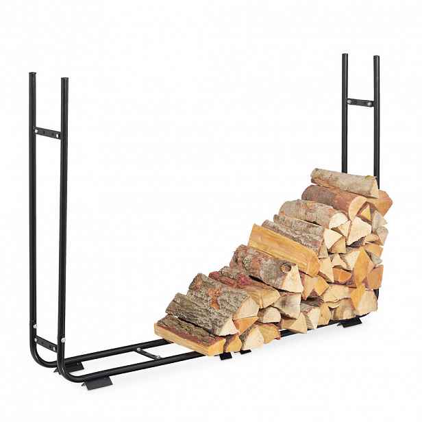 Relaxdays STOJAN černý ocel nastavitelný šířka 148 až 220 cm