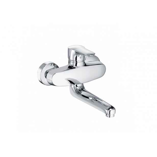 Dřezová baterie Kludi Objekta s otočným ramínkem 150 mm Chrom 328820575