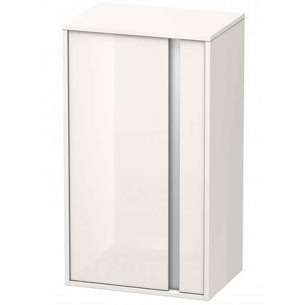 Duravit Ketho - Skříňka vysoká 88x50x36 cm, levá, lesklá bílá KT1266L2222