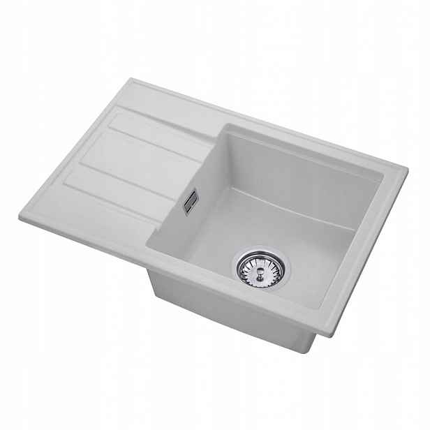 Granitový dřez Modern 6040 bílý