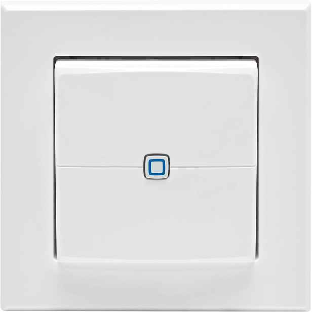 Homematic Ip 161830A0 Dvojitý nástěnný přepínač s 2 tlačítky