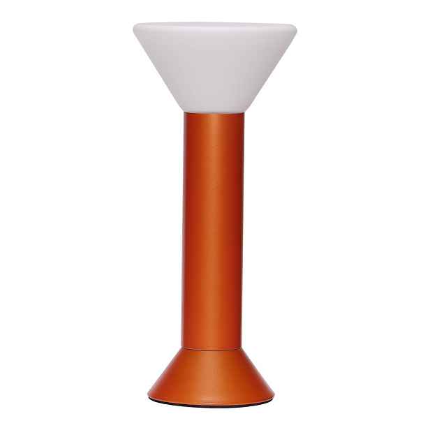 Oranžová stmívatelná stolní lampa (výška 30 cm) Flash – Hübsch