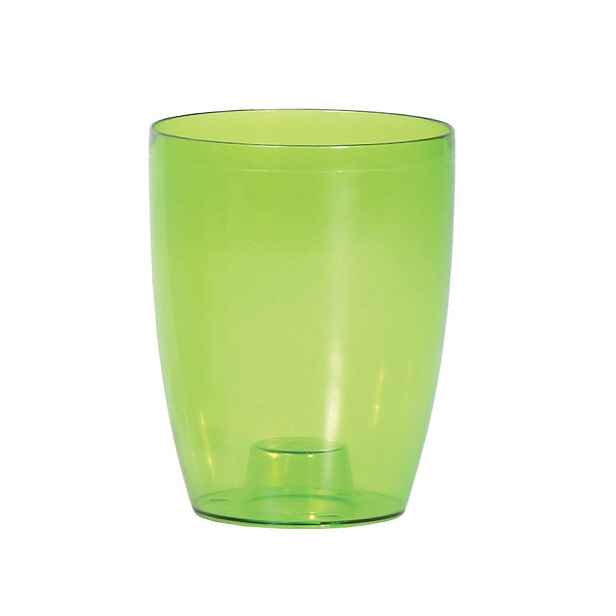 Prosperplast Plastový květináč na orchidej COUBIS ORCHID transparentní zelený, varianta 16 cm