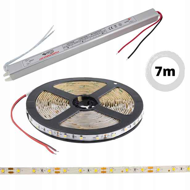 Set 7 m Led pásek Premium bílý neutrální 12V